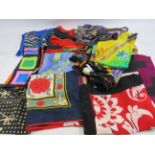 12 Ladies designer scarves, Escarda, Jaeger etc.