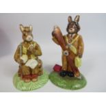 2 Royal Doulton Bunnykins World war II collection figurines Pilot and Homeguard both with boxes.