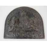 Cast iron plaque R Coleman Patentee No 4402. 7 1/4" by 6 1/4".