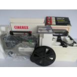 Cinarex 727 8mm movie projector plus movie light. Original packing and boxes. See photos.