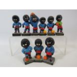 9 Robertson's football figurines.