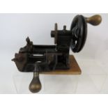 Very Early all metal Yale Key Cutting machine