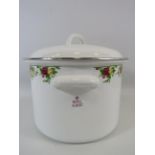 Royal Albert Old Country Roses metal bread bin.