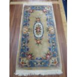 Chinese style Landing or hallway runner. Measures 60 x 31 Inches. See photos. S2