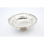 Vintage Hallmarked 1966 Sheffield STERLING SILVER Bon Bon Dish (56g) 630716