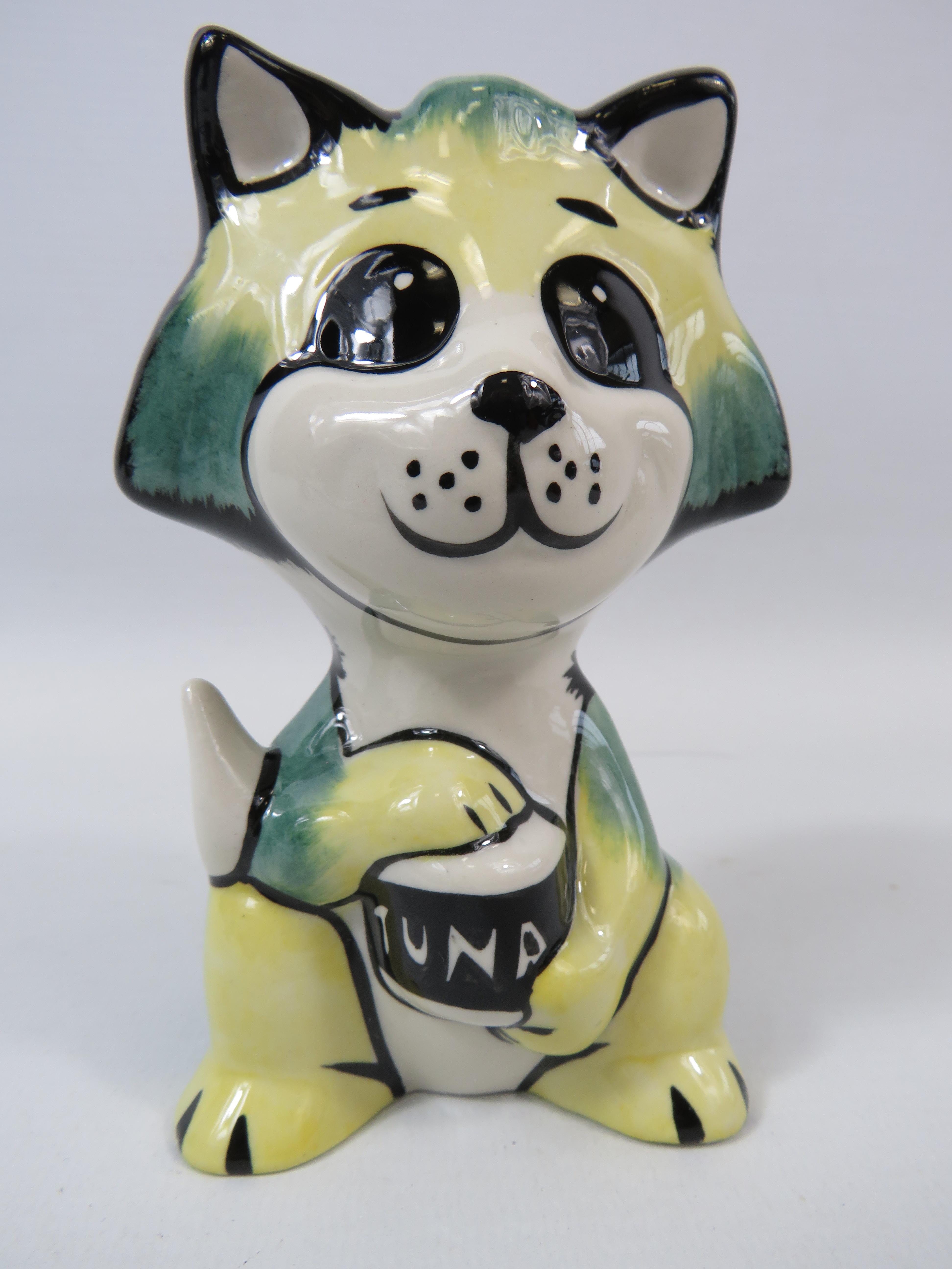 Lorna Bailey Tuna the cat , approx 5" tall.