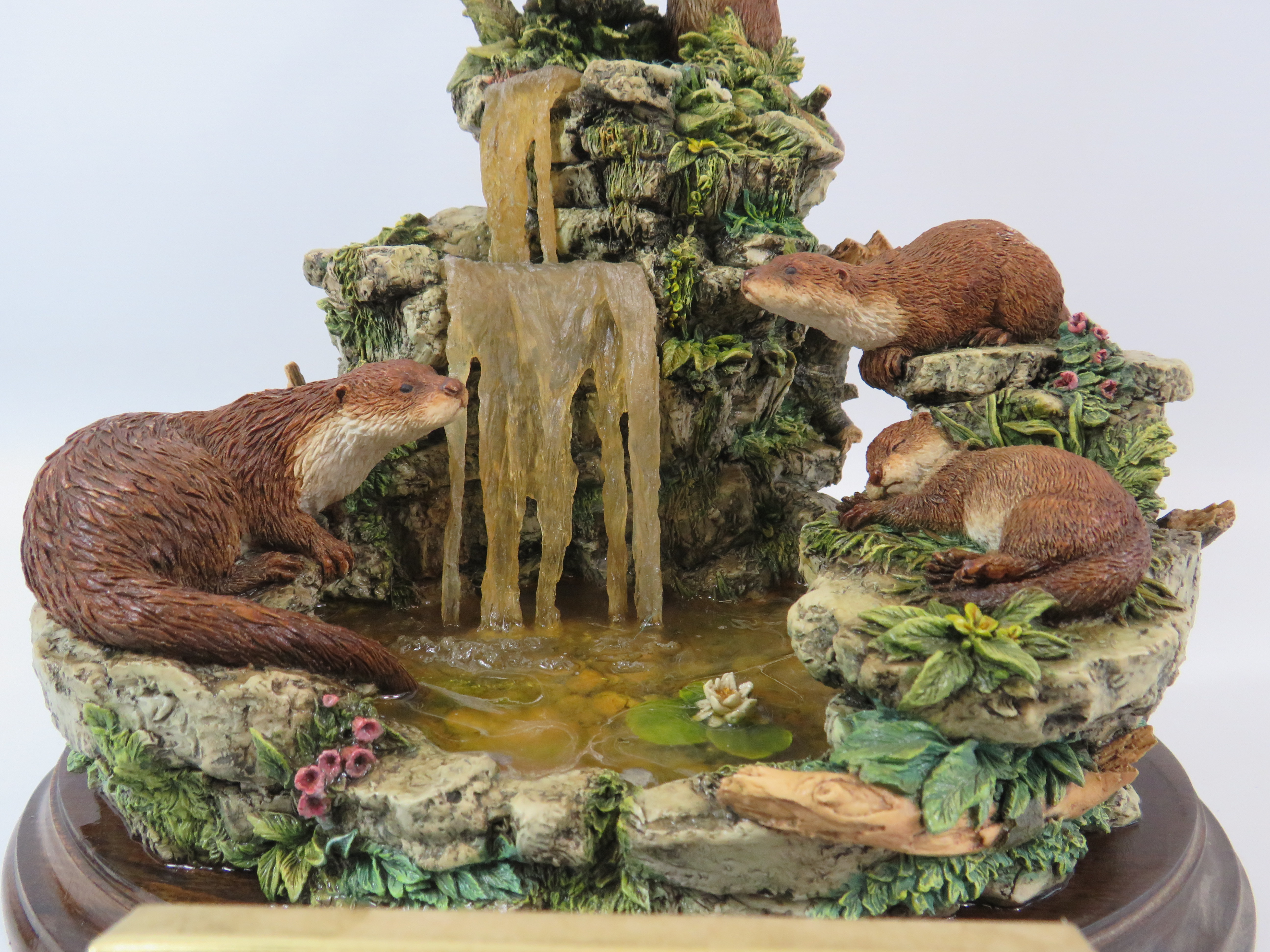 Country Artists "Otter Haven" Limted edition sculpture. 13.5" tall. - Image 2 of 4
