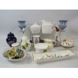 Mixed china lot to include Spode, Wedgwood etc.