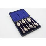 Cased Set of Six Hallmarked Silver tea spoons 559851