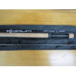 Koram two piece Black rod 8.5 ft multi purpose rod. Appears to be in unused condition. Complete wi