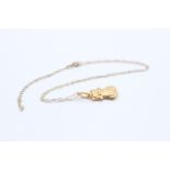 9ct Gold Cat Pendant Necklace