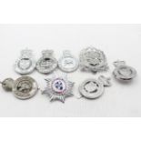 Police, Fire Service Badges Inc Hampshire, Cleavland, York & East Yorkshire, 8x 636676