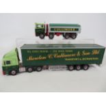 Corgi Ltd edition two piece truck and trailer sets