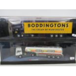 Two Corgi 1:50 Scale Die Cast models from the Modern Trucks Collection. Both with original perspex b