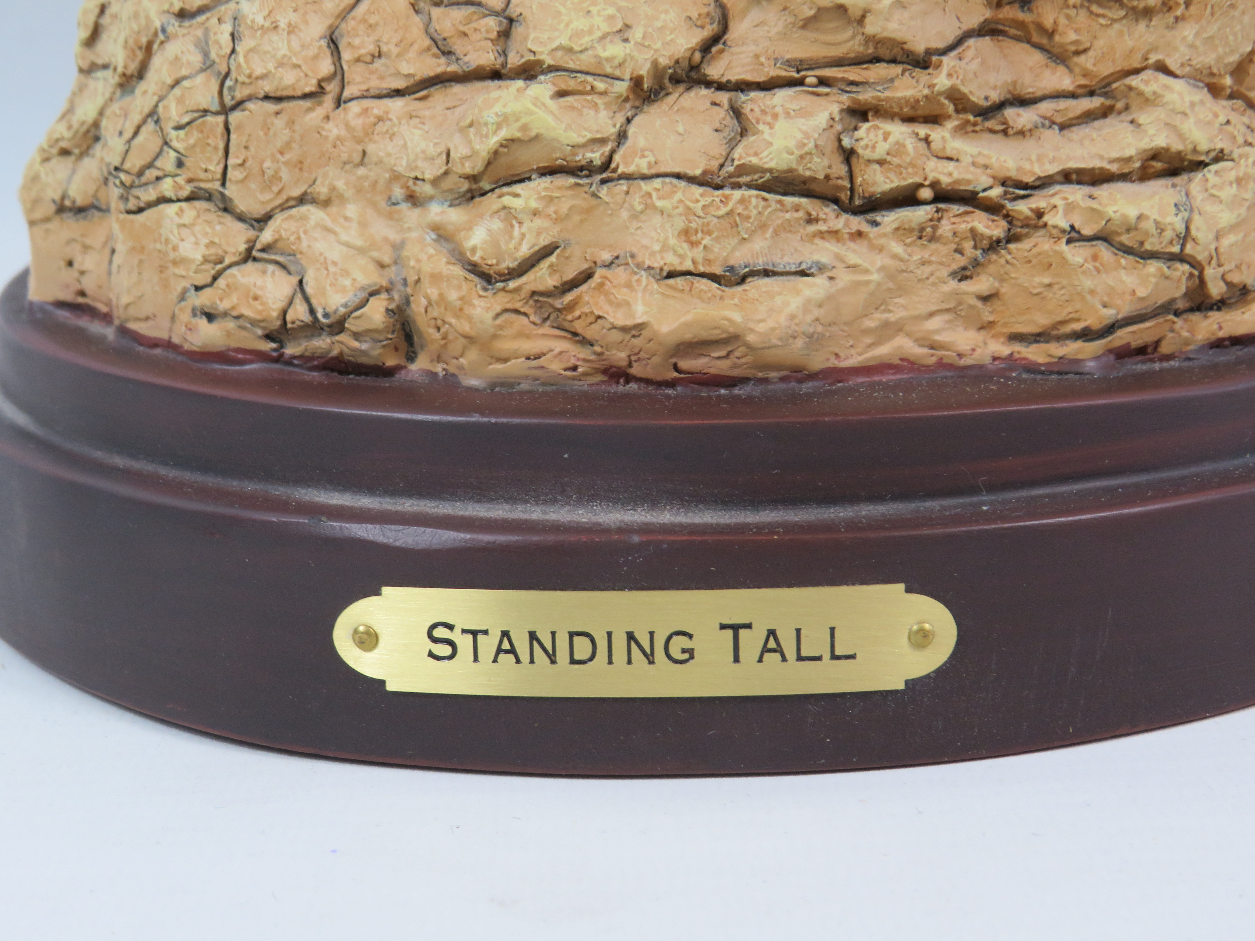 The Braford Exchange Cold cast Bronze Sculpture of John Wayne "Standing Tall" A0607. Approx 21" - Image 3 of 4