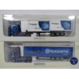 Two Die cast 1:50 Scale Models by Universal Hobbies. Both in original boxes and packaging. Ex Displa