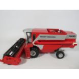 Die cast model of a Combine Harvester