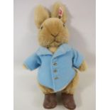 Stieff Peter Rabbit bear, Beatrix Potter Light brown mohair 26cm.