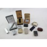 13 x Assorted Vintage COLIBRI Cigarette Lighters Inc Monopol, Boxed, Executive 696124