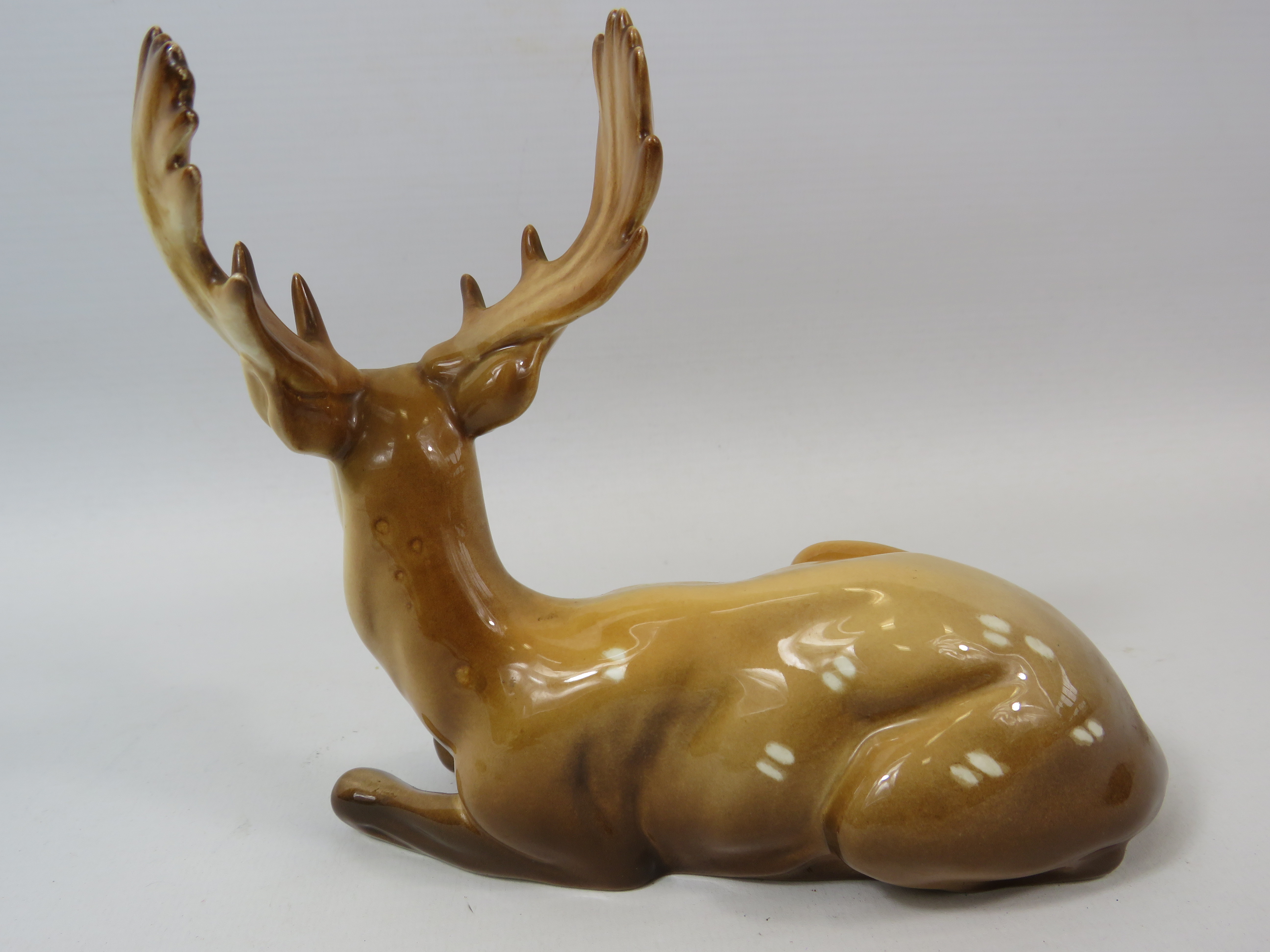 Beswick Stay laying down, Model no 954. Approx 15cm tall and 16cm long. - Image 2 of 4