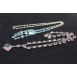 Two Art Deco Paste And Faux Pearl Necklaces (20g) 795360
