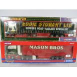 Two Corgi 1:50 Scale Die Cast Limited Edition Collectable Articulated Trucks. Both boxed. Ex display