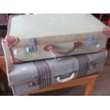Two Vintage Suitcases. See photos. S2