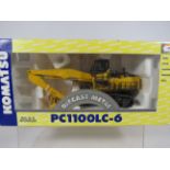 Joal Die Cast Metal 1:50 Scale Die Cast model of a Komatsu handler with Grab attachment.. Boxed ,