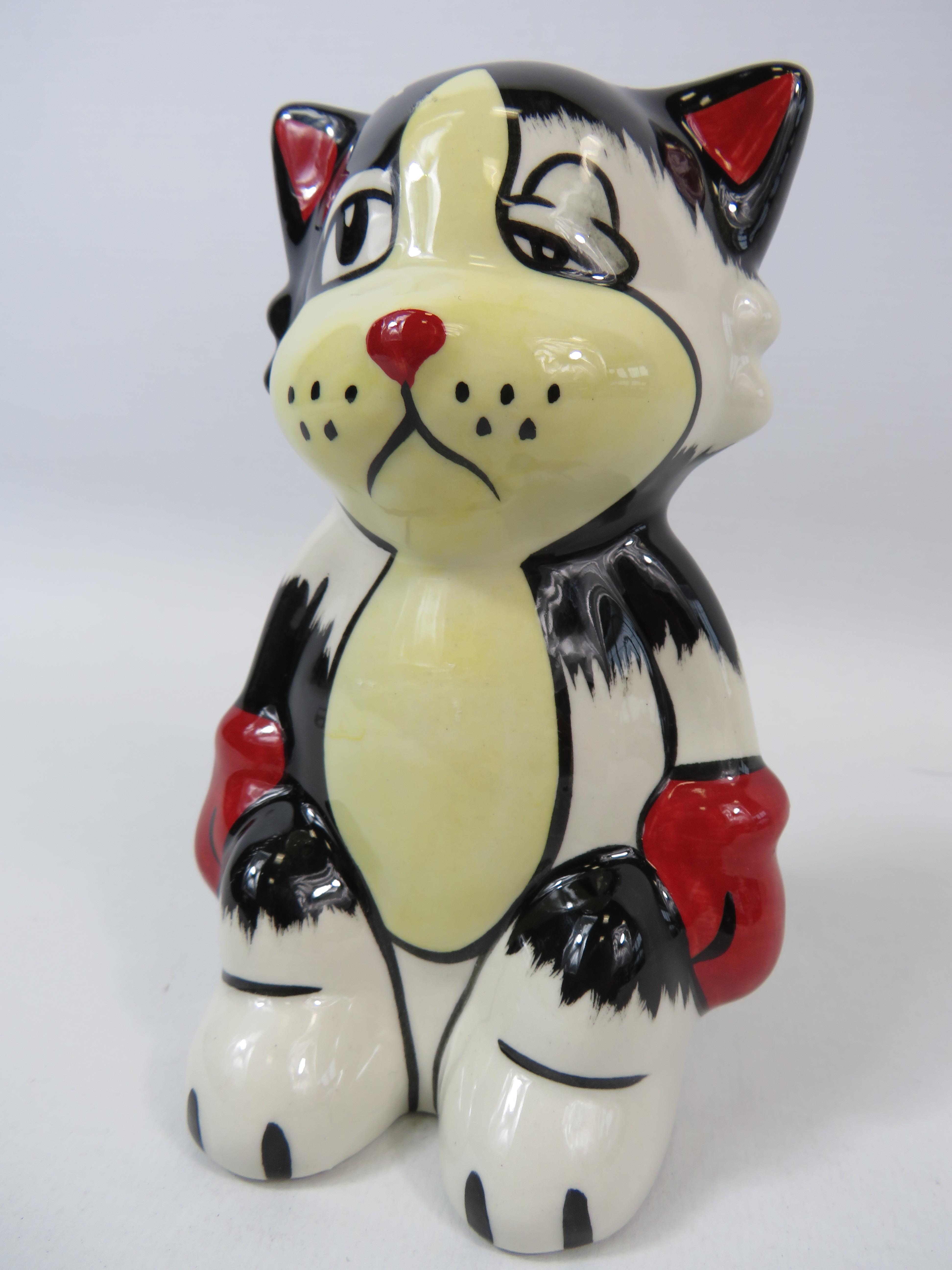 Lorna Bailey Bruiser the cat, approx 6" tall. - Image 2 of 5
