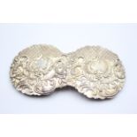 Vintage Stamped .800 SILVER Nurses Belt Buckle (32g) 630728