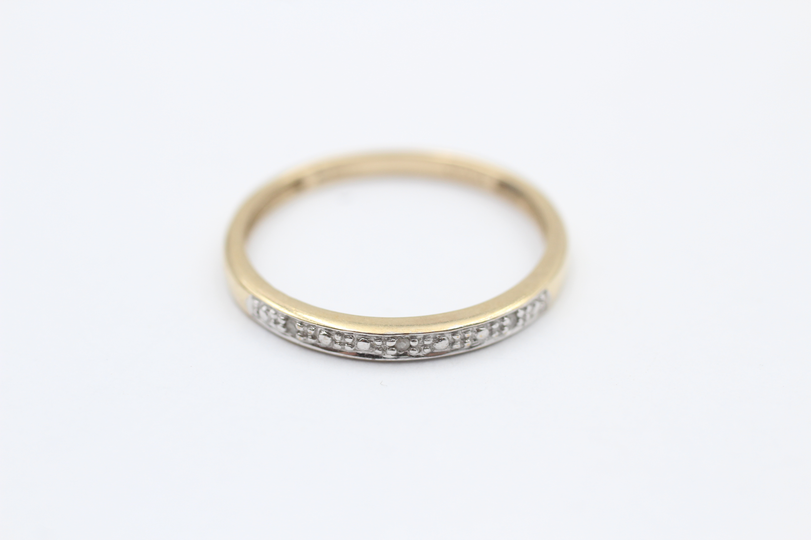 9ct Gold Diamond Half-Eternity Ring