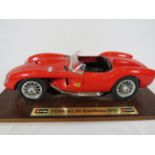 Burago 1:18 Scale Die Cast model of a 1957 Ferrari 250 Testa Rossa. Original box but no packaging.