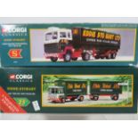 Two Boxed Corgi Eddie Stobart Trucks and Trailers 1:50 Scale. Ex Display condition.. See photos.