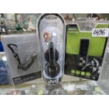 Marks & Spencer pocket tool. JVC Stereo Headphones. , Technica 4G MP3 player with Radio. All unused