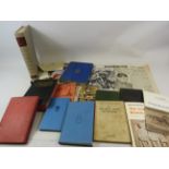 Mixed lot of vinatge books including Locomotive related.