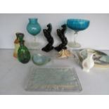 Mixed tray of Ceramics and glass. See photos.