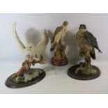 2 Country Artists Large limited edition sculptures Lord of the wild and White Splendour (both have