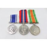 3 x Medals Inc WW2 War & Defence