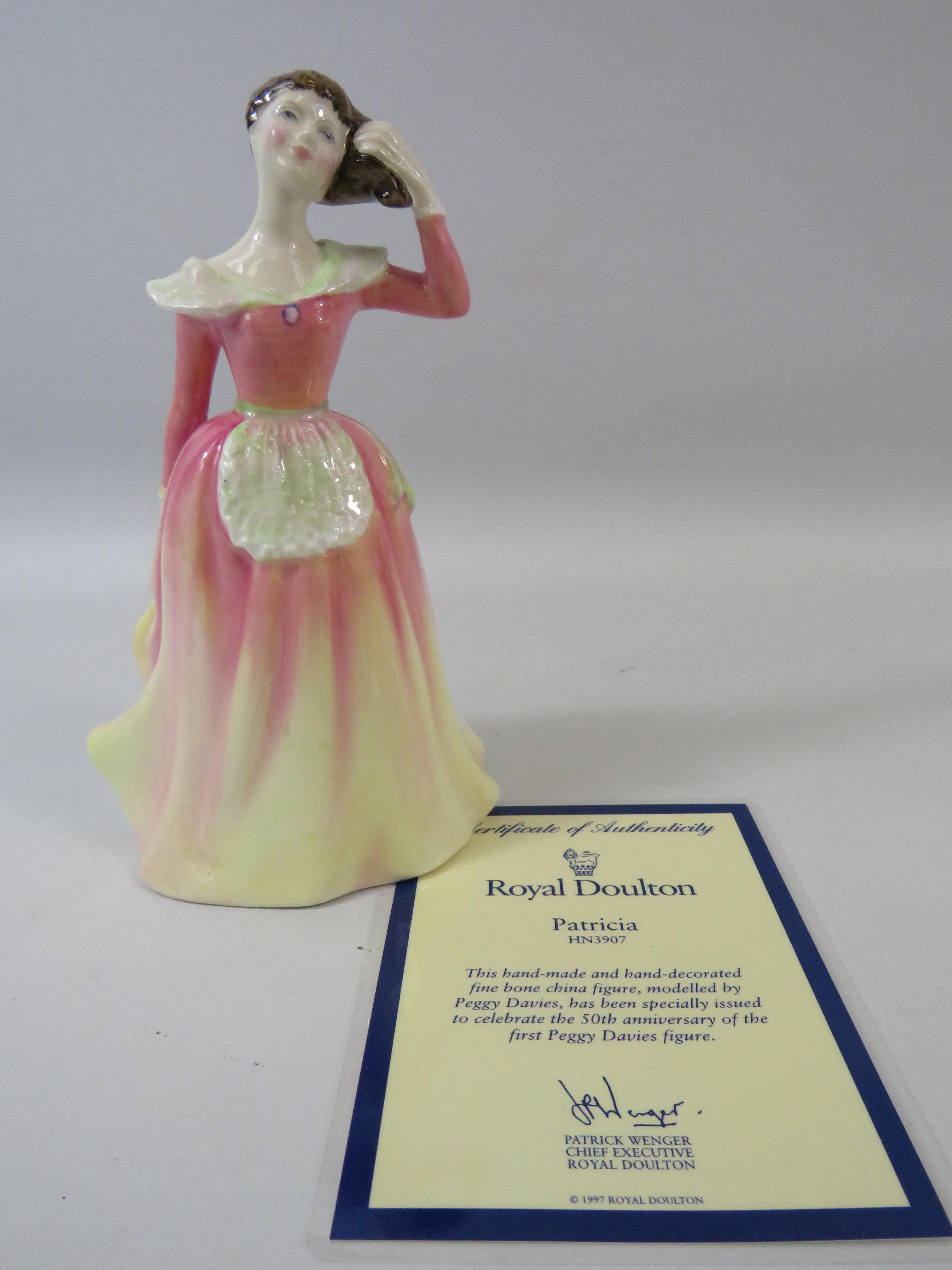 Royal Doulton Patrica 50th anniversary figurine HN3907.