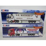 Two Corgi Special Edition Die Cast 1:50 Scale model Articulated lorries from the 'Hauliers of Renown