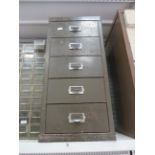 4 Drawer Metal cabinet.