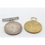 WW1 Medals Named War I.A.M B. Davies RAF, Victory Gnr W. Peterson RA 2x 636843