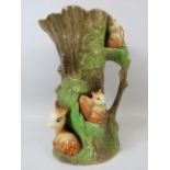 Large Eastgate Witherensea Fauna vase, approx 11" tall