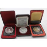 3 Canada SILVER PROOF DOLLAR Coins 500 925 Silver $1 1973 1977 Jubilee 1993, 71g 511763