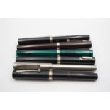 6 x SHEAFFER No Nonsense Fountain Pens WRITING Inc Steel Nibs, Italic, M, F Etc 667835