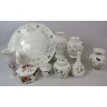 Mixed china lot to include Wedgwood, Aynsley etc.