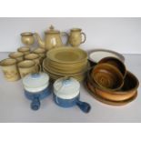 Mixed lot of Stoneware, mostly by Denby. See photos.