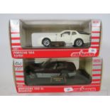 Two Majorette, 1:24 Scale Die cast Models of a Porsche 944 & Mercedes 500LS roadster. Both boxed, Ex