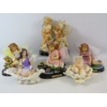 6 Fairy Figurines, Romano Collection, Regency fine arts etc.