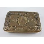 WW1 1914 Princess Mary Brass Christmas Tin